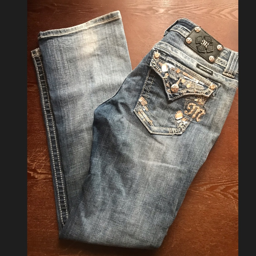 Miss Me Boot Cut Jeans Waist Size 27